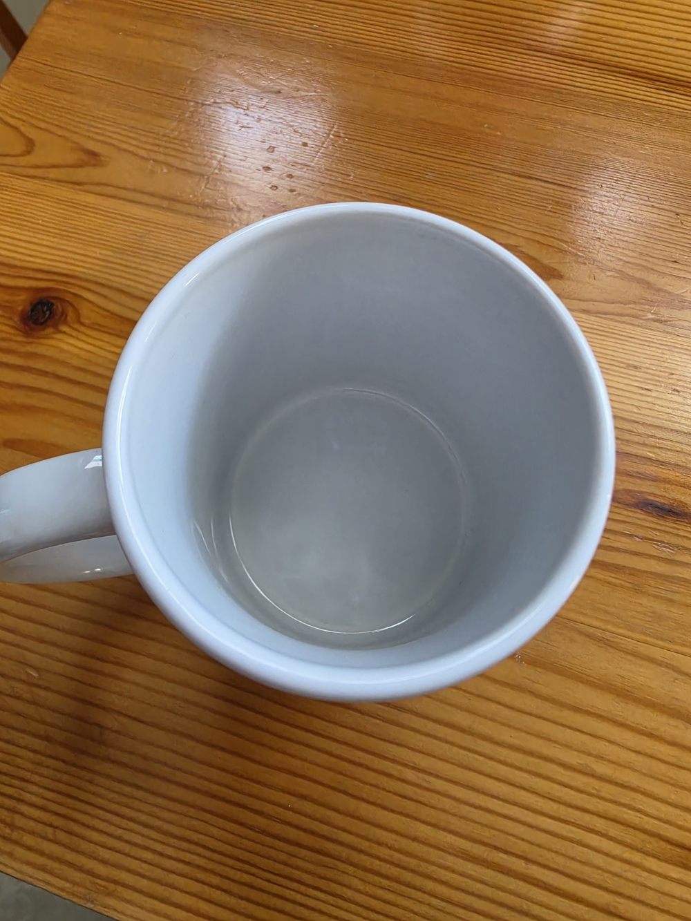 White Ceramic Coffee Mug - Classic Home Dining Cup